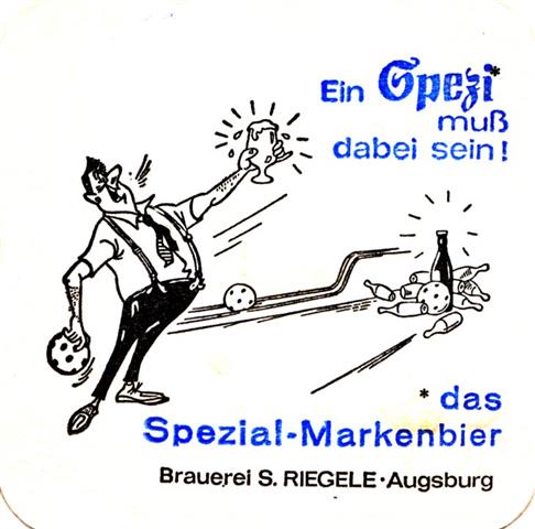 augsburg a-by riegele bier 3b (quad185-bowling-schwarzblau)